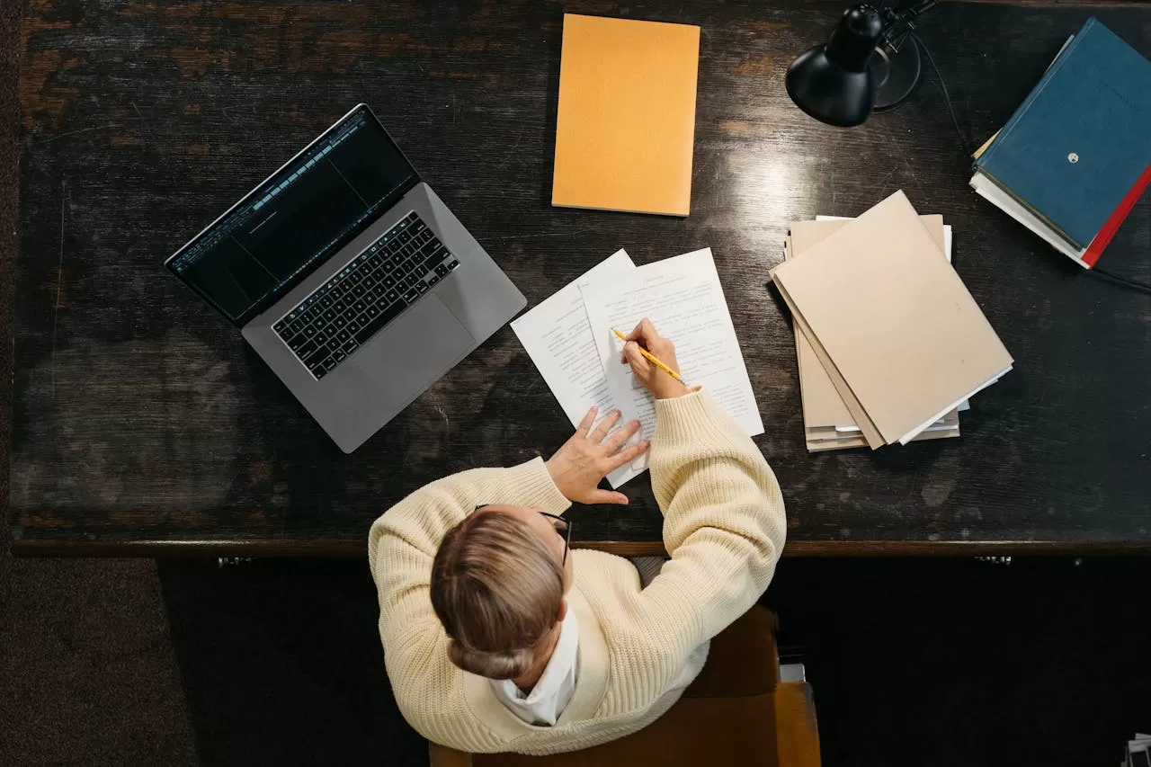 Business document translation and stamping service for enterprises
